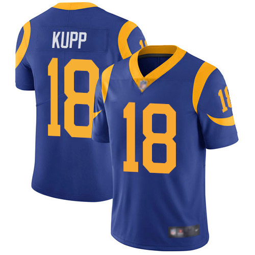 Los Angeles Rams Limited Royal Blue Men Cooper Kupp Alternate Jersey NFL Football #18 Vapor Untouchable